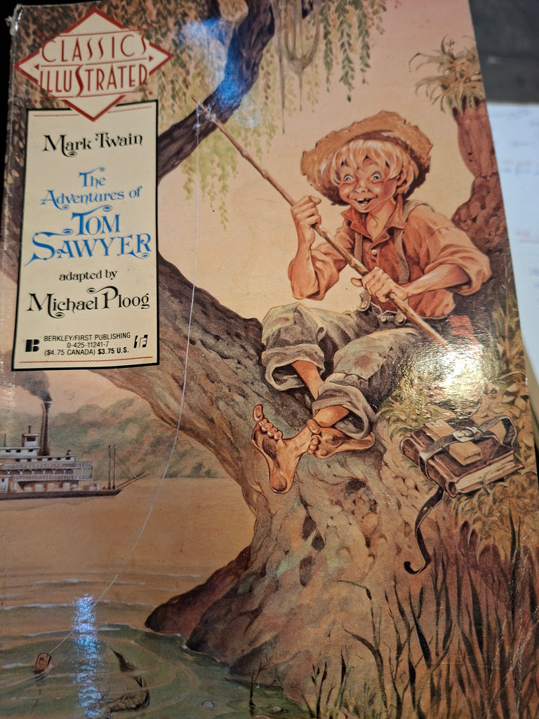 The adventures of Tom Sawyer by Mark Twain adapted by Michael Ploog publisher Berkley publishing group 1990