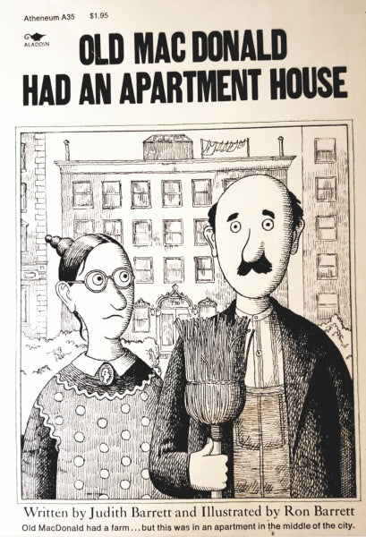 Old Mac Donald Had An Apartment House: 1969. Judith & Ron Barrett. Comic. Salmon Bookshop & Literary Centre, Ennistymon, Co. Clare, Ireland.